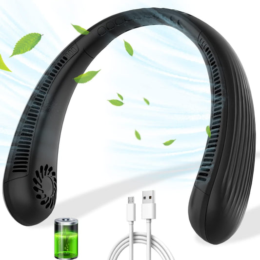 Portable Bladeless Hanging Rechargeable Neck Fan